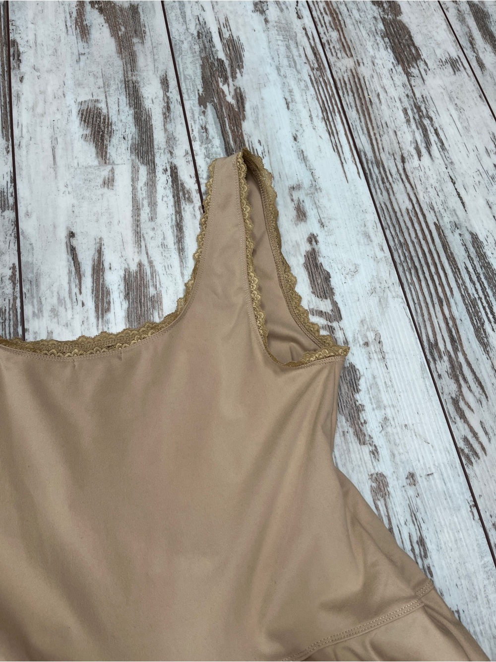 NWT Wild Fable Game Day Lace Drop Waist Skort Dress - XXL Tan - Picture 6 of 14